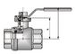 Hilo hidráulico de G de las vávulas de bola del metal con la presión del medio del soporte del actuador proveedor